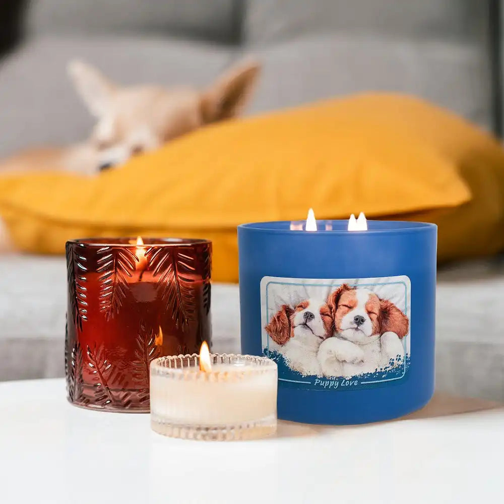 Puppy Love, 3-wick candle