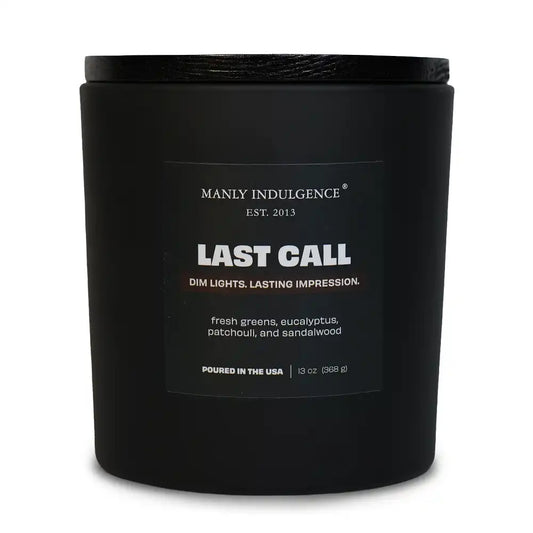 Last Call, Manly Indulgence Off Script Candles