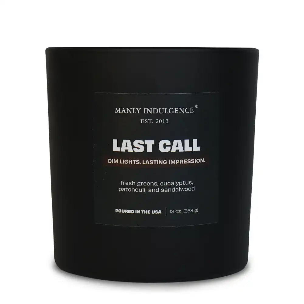 Last Call, Manly Indulgence Off Script Candles
