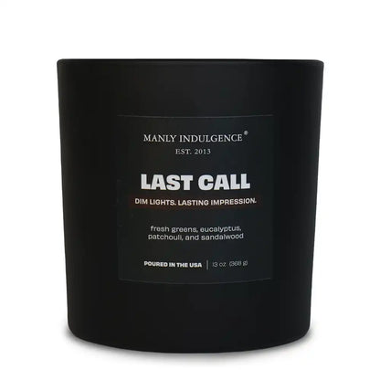 Last Call, Manly Indulgence Off Script Candles