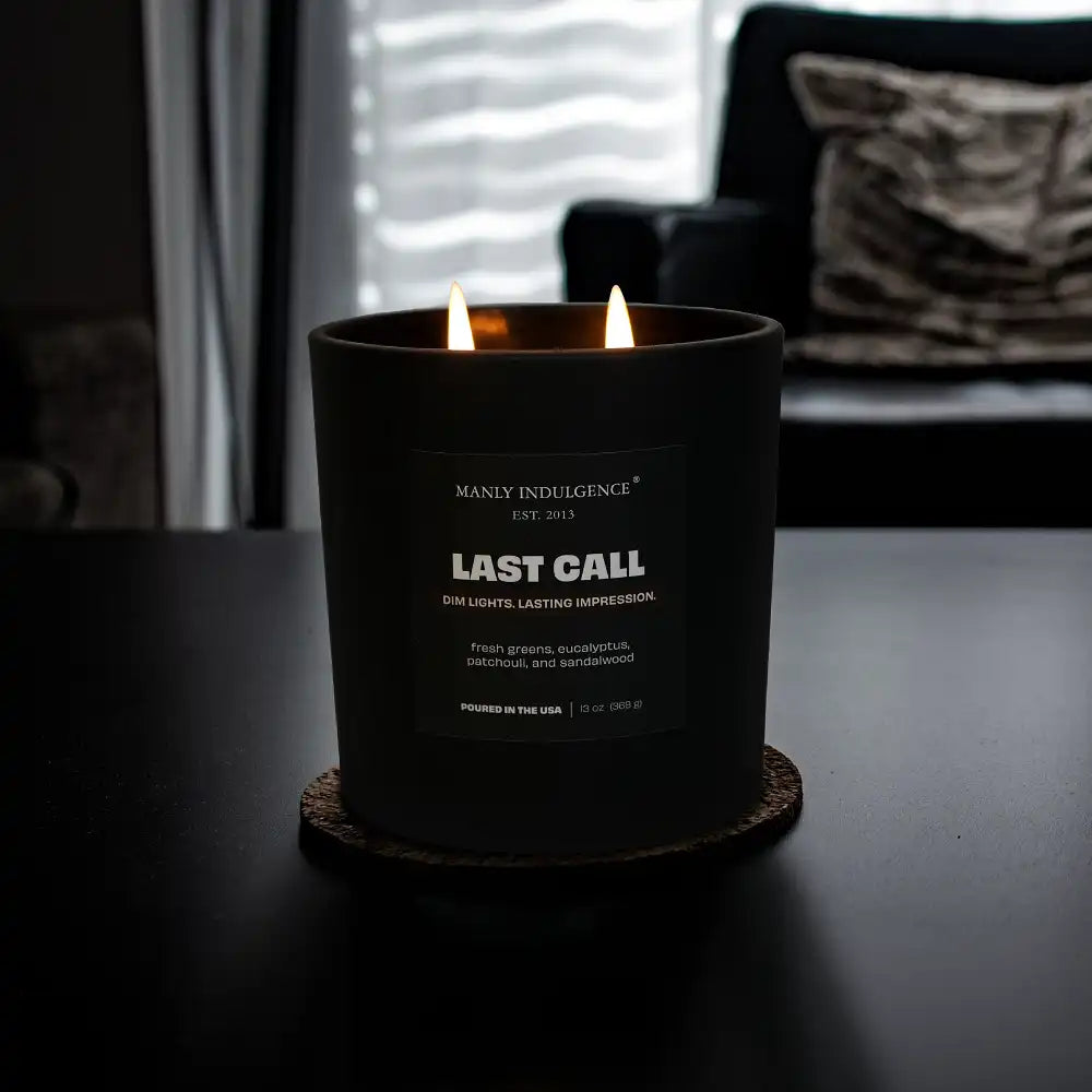 Last Call, Manly Indulgence Off Script Candles