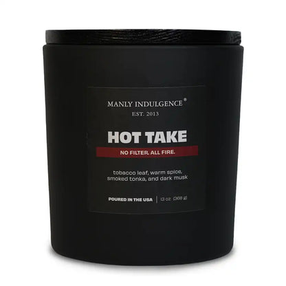 Hot Take, Manly Indulgence Off Script Candles
