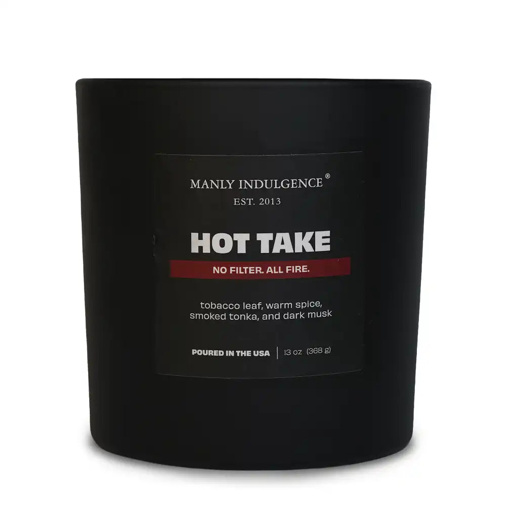 Hot Take, Manly Indulgence Off Script Candles