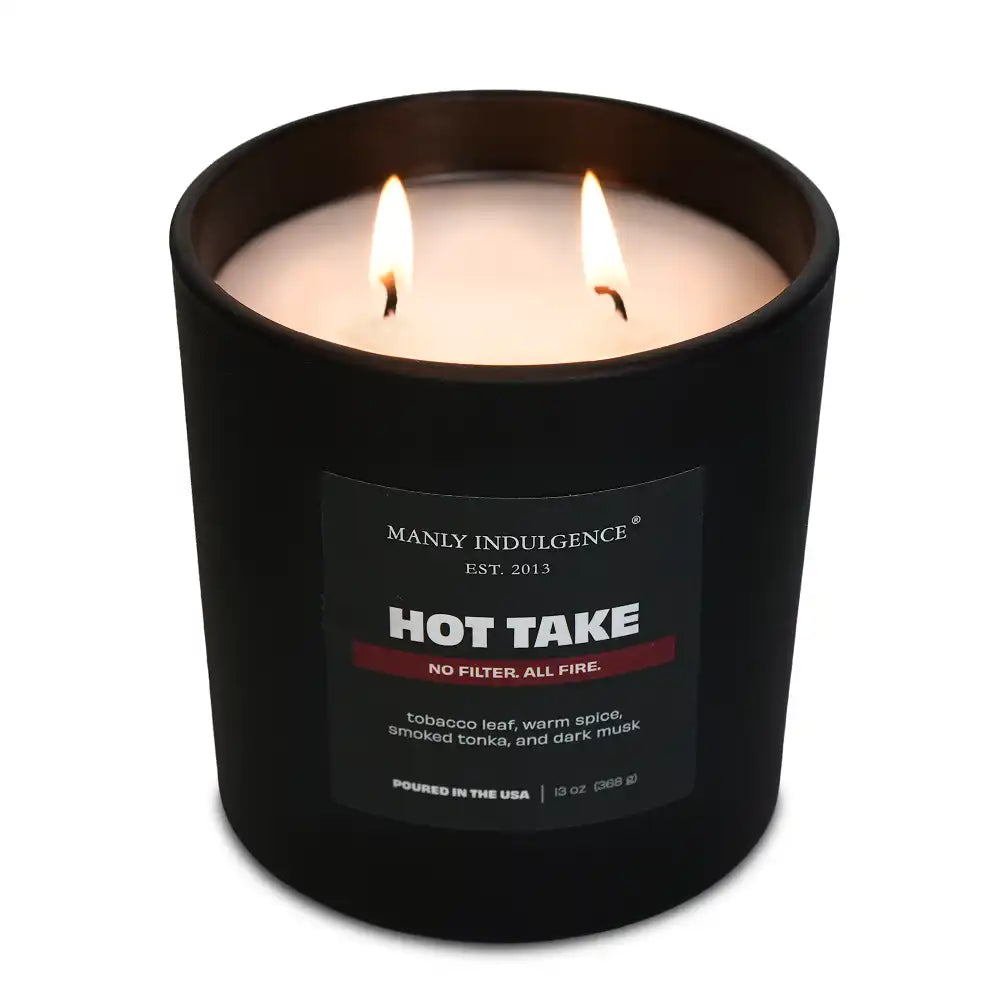Hot Take, Manly Indulgence Off Script Candles