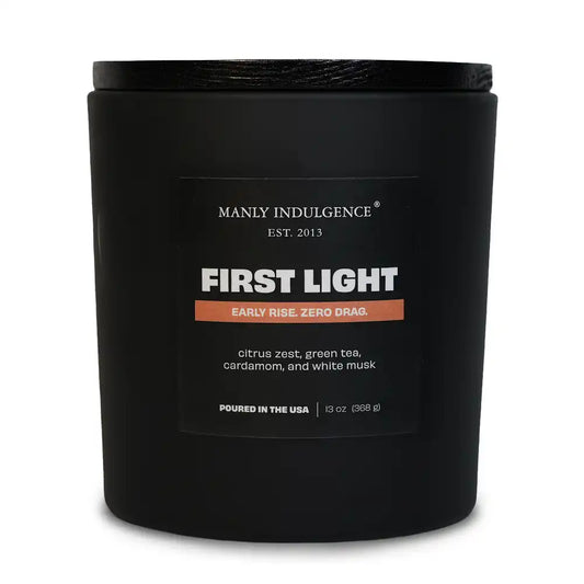 First Light, Manly Indulgence Off Script Candles