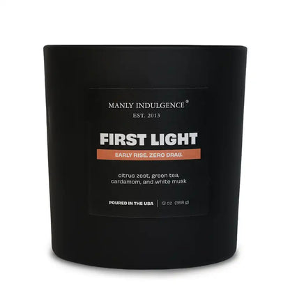 First Light, Manly Indulgence Off Script Candles