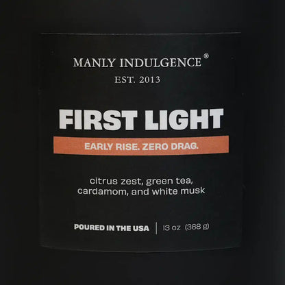 First Light, Manly Indulgence Off Script Candles