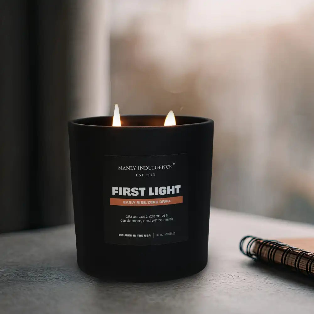 First Light, Manly Indulgence Off Script Candles