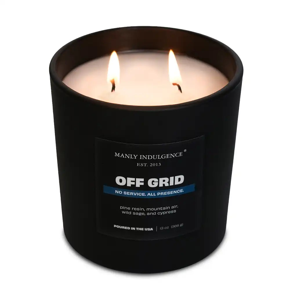 Off Grid, Manly Indulgence Off Script Candles