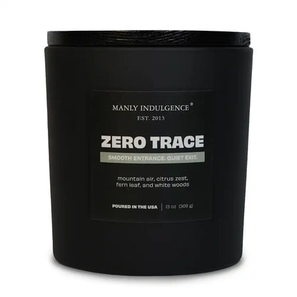 Zero Trace, Manly Indulgence Off Script Candles