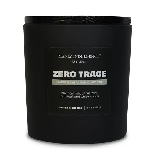 Zero Trace, Manly Indulgence Off Script Candles