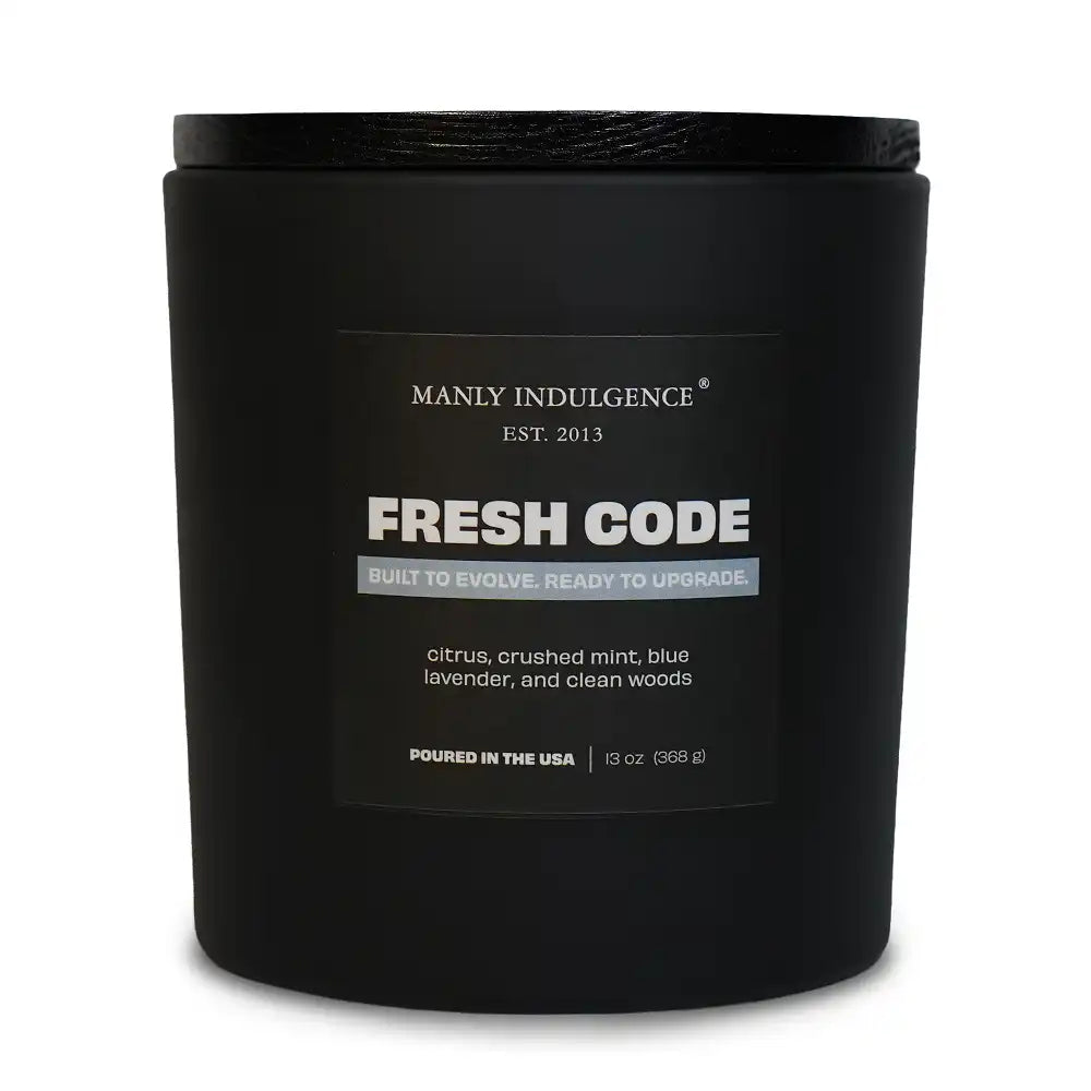 Fresh Code, Manly Indulgence Off Script Candles