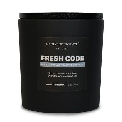 Fresh Code, Manly Indulgence Off Script Candles