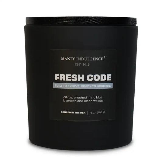 Fresh Code, Manly Indulgence Off Script Candles