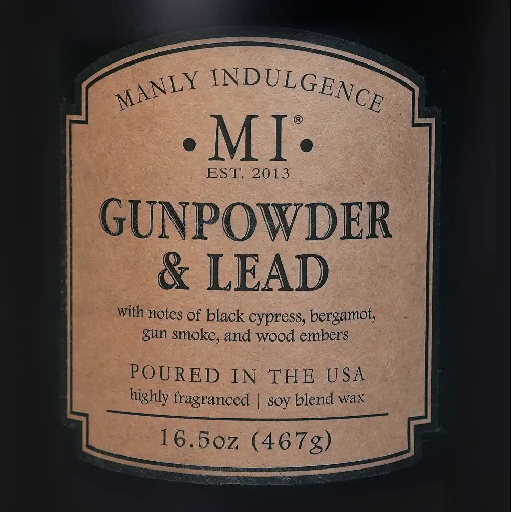 Gunpowder & Lead, 16.5 oz Classic+, Manly Indulgence