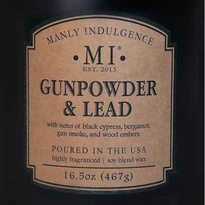 Gunpowder & Lead, 16.5 oz Classic+, Manly Indulgence