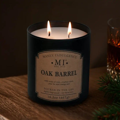 Oak Barrel, 16.5 oz Classic+, Manly Indulgence