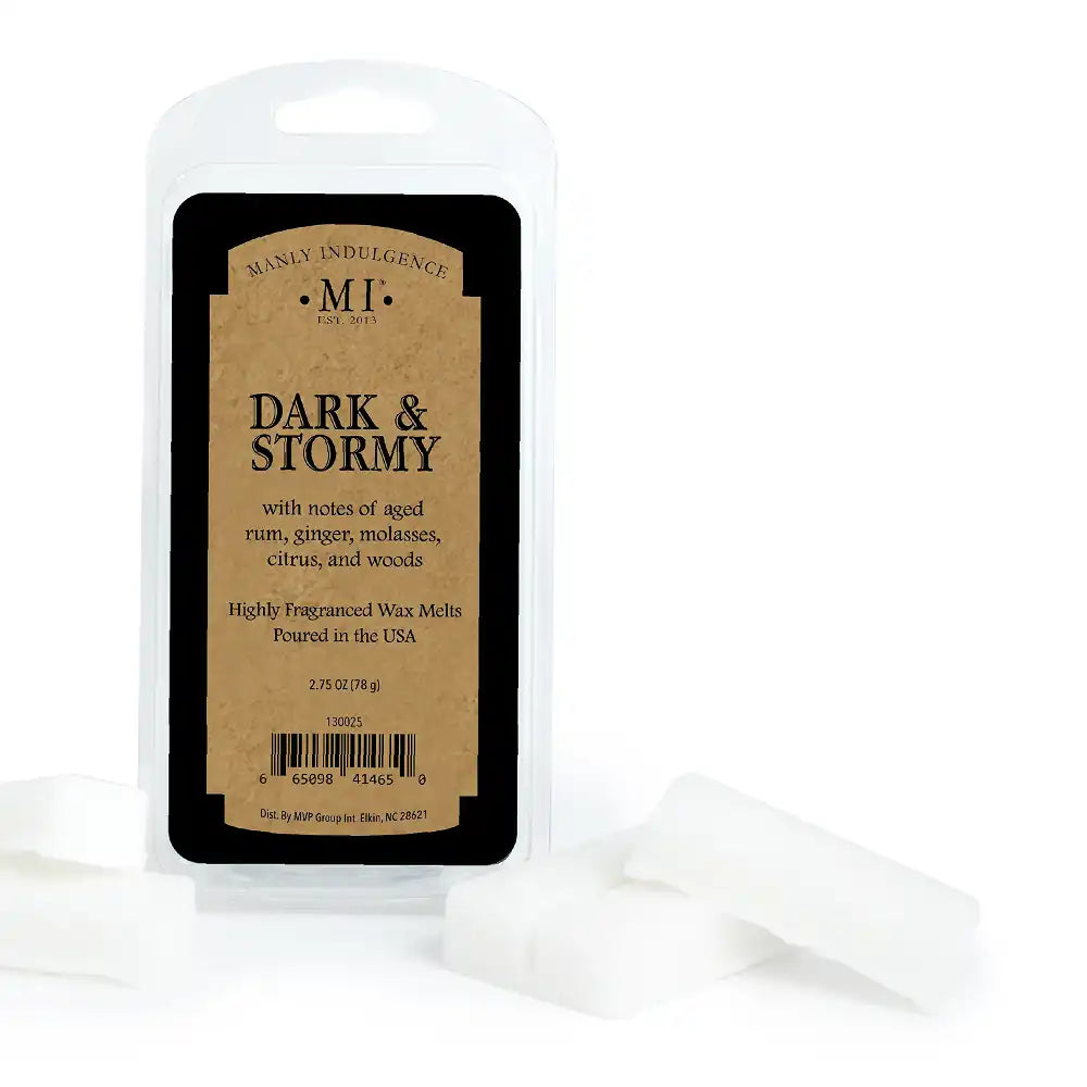 Dark & Stormy Wax Melt, Manly Indulgence