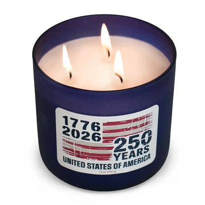 USA 250th Anniversary, 3-Wick Candle