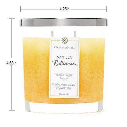 Vanilla Buttercream, Classic Ovals, 8 oz