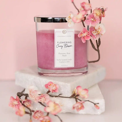 Flowering Cherry Blossom, Classic Ovals, 8 oz
