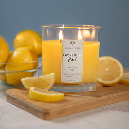 Fresh Lemon Zest, Classic Ovals, 8 oz