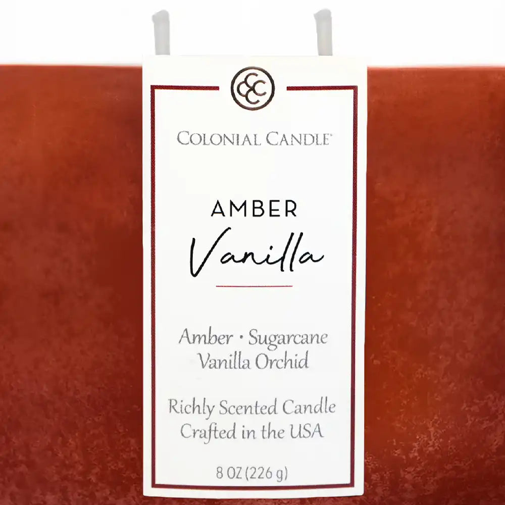 Amber Vanilla, Classic Ovals, 8 oz