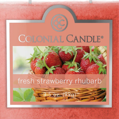 Fresh Strawberry Rhubarb, 3.5 oz Oval