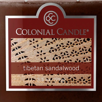 Tibetan Sandalwood, 3.5 oz Oval