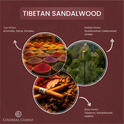 Tibetan Sandalwood, Classic Ovals, 8 oz