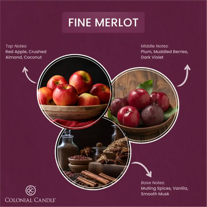Fine Merlot, Classic Ovals, 8 oz