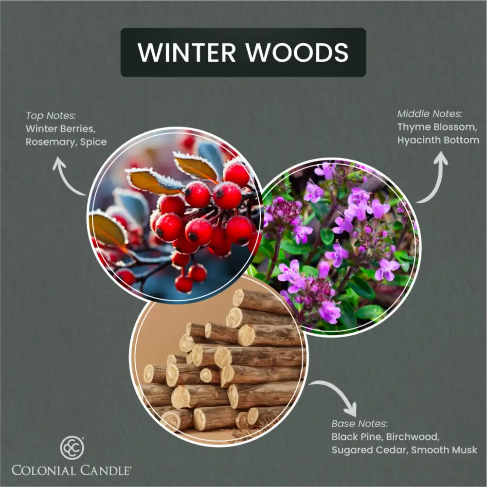 Winter Woods, Classic Ovals, 8 oz