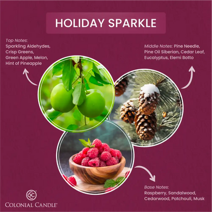Holiday Sparkle, Classic Ovals, 8 oz