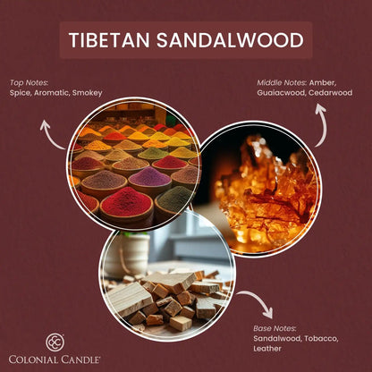 Tibetan Sandalwood Wax Melt, 2.75 oz