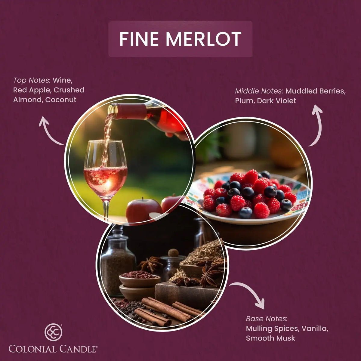 Fine Merlot Wax Melt, 2.75 oz