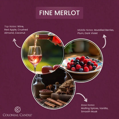 Fine Merlot Wax Melt, 2.75 oz