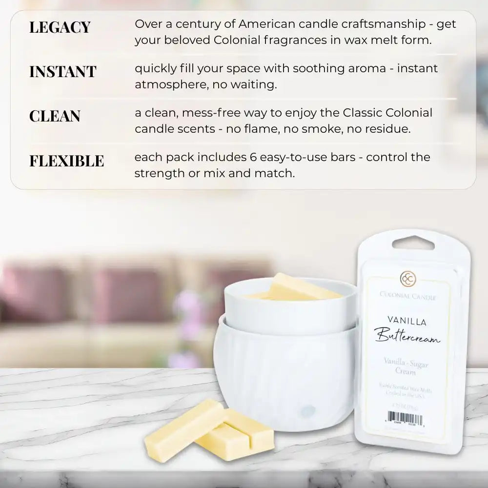 Vanilla Buttercream Wax Melt, 2.75 oz