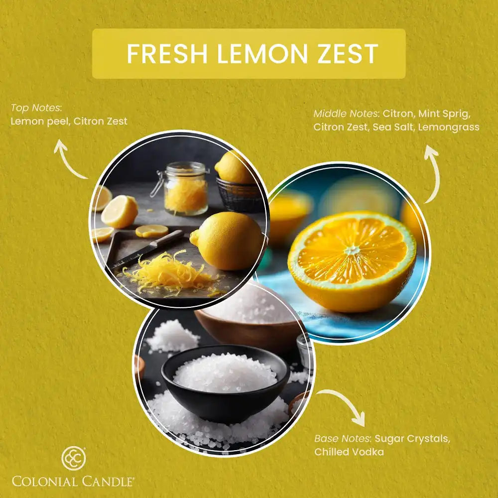 Fresh Lemon Zest Wax Melt, 2.75 oz