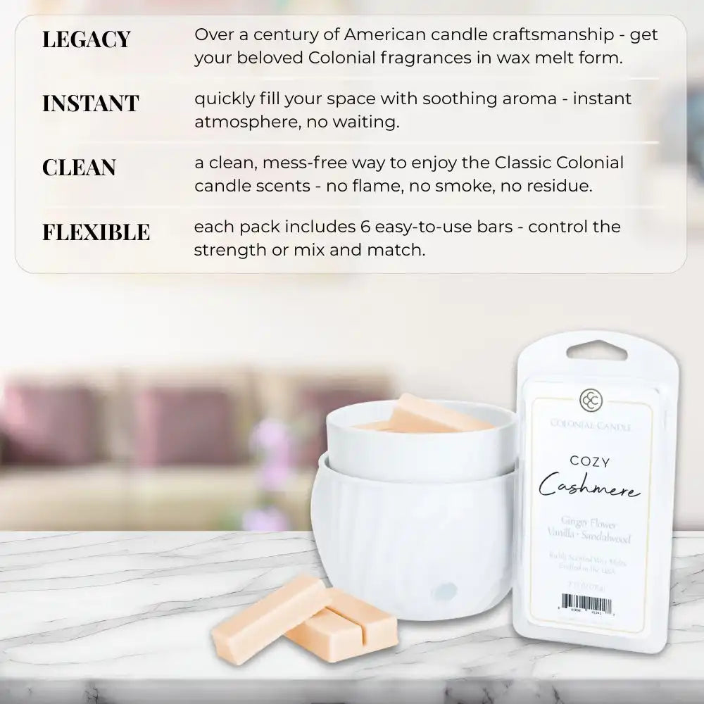 Cozy Cashmere Wax Melt, 2.75 oz