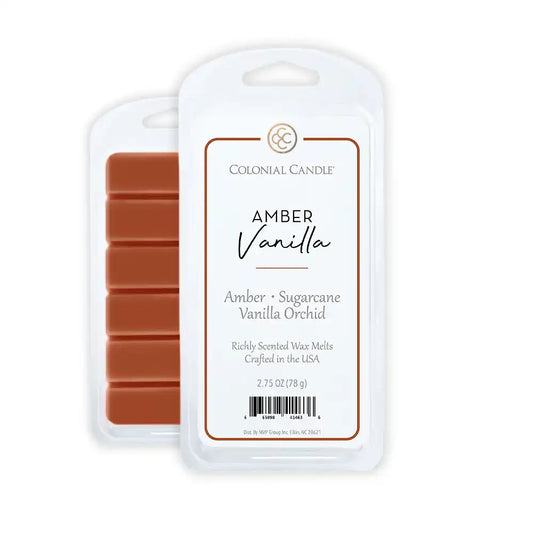 Amber Vanilla Wax Melt, 2.75 oz