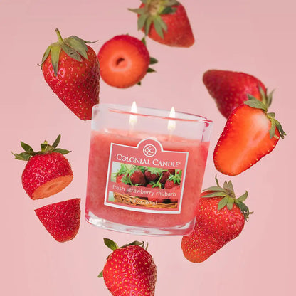 Fresh Strawberry Rhubarb, 3.5 oz Oval