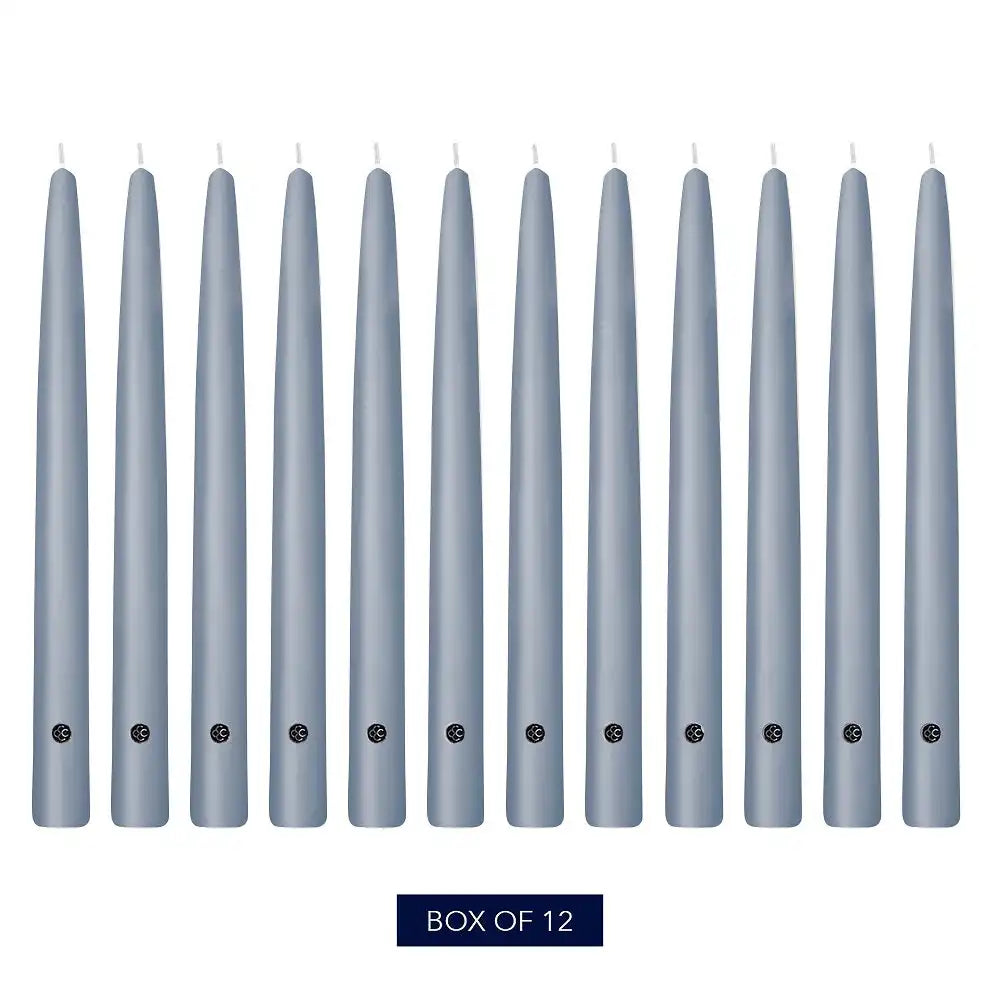 10" Wedgewood Handipt Taper, 12 Pack