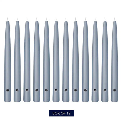 10" Wedgewood Handipt Taper, 12 Pack