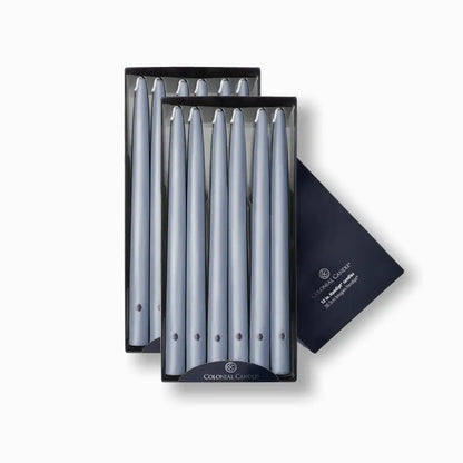 12" Wedgewood Handipt Taper, 12 Pack