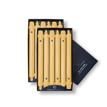 10" Limoncello Classic Dinner Candle, 12 Pack