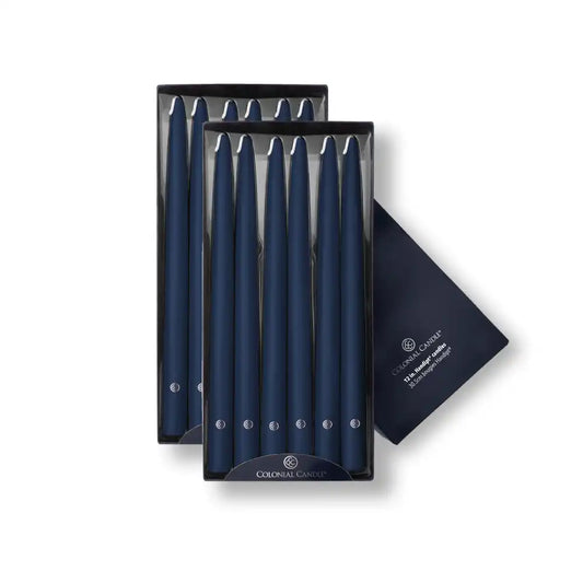 12" Indigo Handipt Taper, 12 Pack